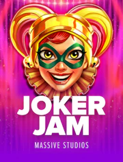 Tarjeta de nuevo lanzamiento tipo slots con Joker Jam